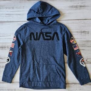 Aldrin Family Foundation Blue NASA Hoodie sz XL